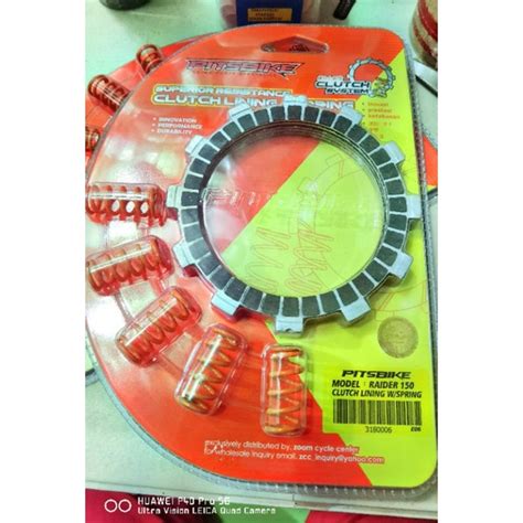 Clutch Lining With Spring Raider Pitsbike Racing Shopee Philippines