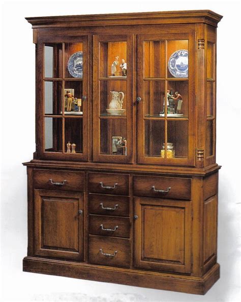 Kittrell China Cabinet Hutch from DutchCrafters Amish Furniture