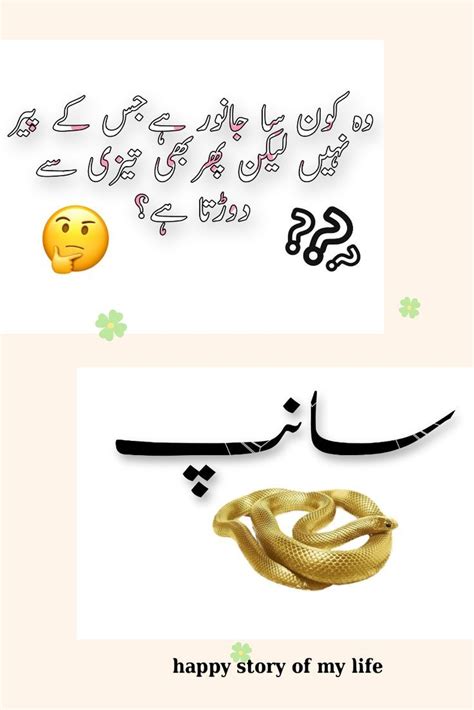 Paheliyan In Urdu With Answers