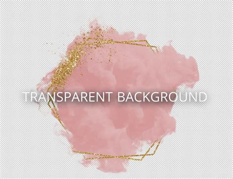 Logo Background Png Pink Brush Stroke Png Blush Pink Frame Etsy