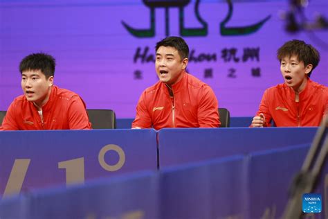 China Crowned Men S Team Table Tennis Champions For 8th Straight Time At Asiad Xinhua