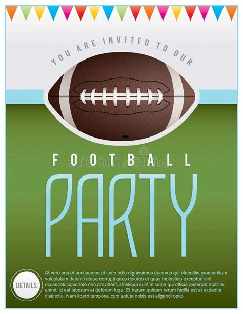 How To Create Free Football Tailgate Flyer Template For Free With