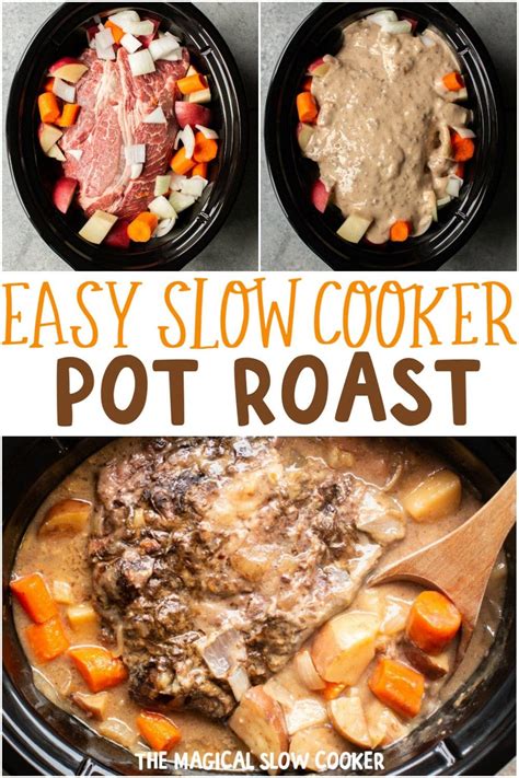 Easy Slow Cooker Pot Roast A Classic Recipe With Potatoes Carrots