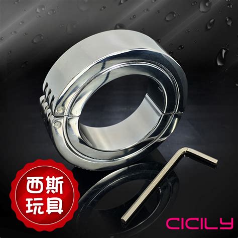 【西斯玩具】虐戀精品cicily不鏽鋼負重鎖精陽具環 Sm 性奴 格雷 綑綁 束縛 情趣 Bdsm 調教 性虐待 凌虐 蝦皮購物