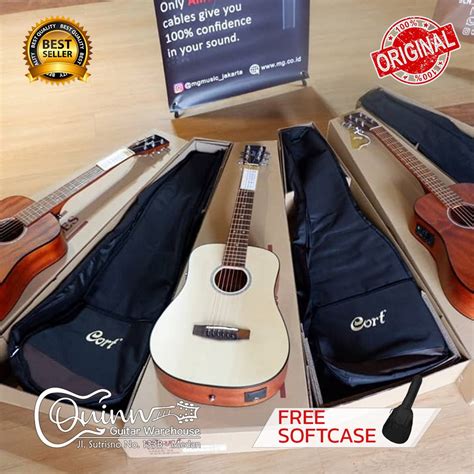 Jual Gitar Akustik CORT AD Mini Original Elektrik Termurah Terlaris