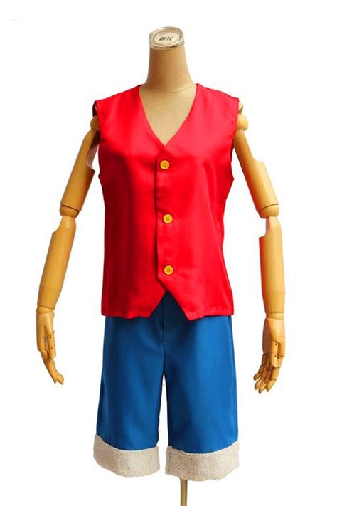 Acheter One Piece Luffy Cosplay Costume Monkey D Luffy 1ère Génération