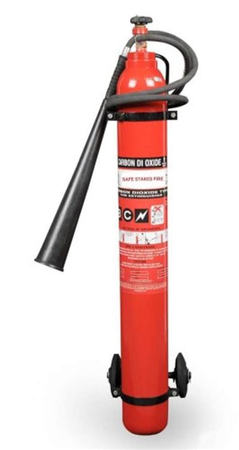 Carbon Steel Kg Co Type Fire Extinguisher Higher Capacity Trolley