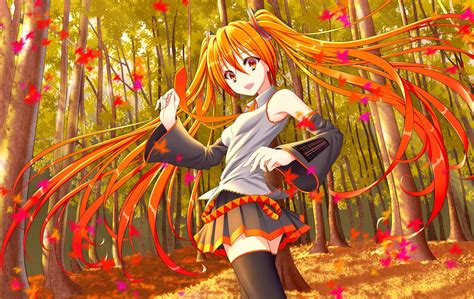 Anime Fall Wallpapers Top Free Anime Fall Backgrounds Wallpaperaccess