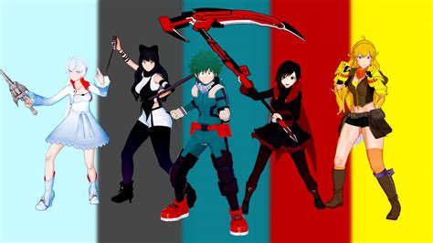 Bnha X Rwby V2 By Bautiithemasterhero On Deviantart