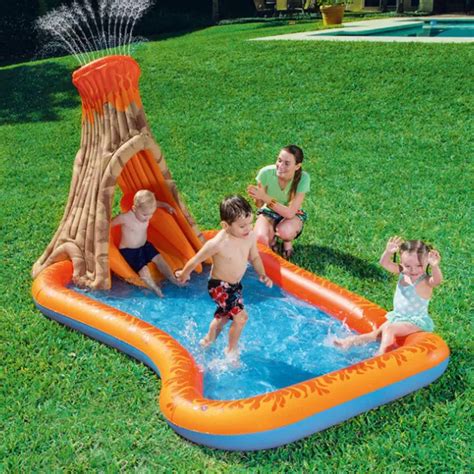 Tobog N Acu Tico Para Parque Al Aire Libre Piscina Inflable Con Tobog N