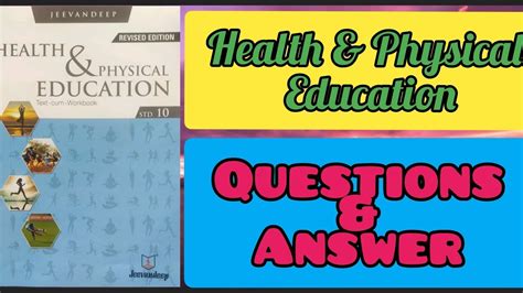 Class 10th Health And Physical Education Questions And Answers Youtube