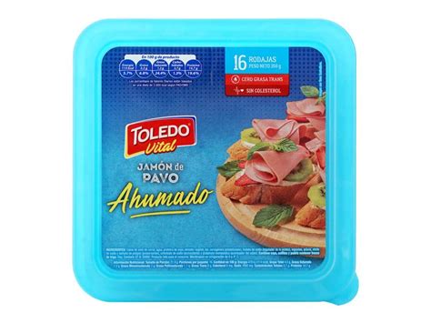 Comprar Jamón De Pavo Ahumado Toledo 16 Unidades -375gr | Walmart Costa ...