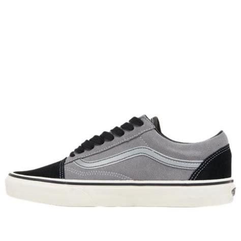 Vans Old Skool Low Tops Casual Skateboarding Shoes Unisex Black Gray Black Gray Skate Shoes