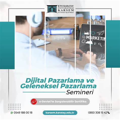 Dijital Pazarlama Ve Geleneksel Pazarlama Semineri