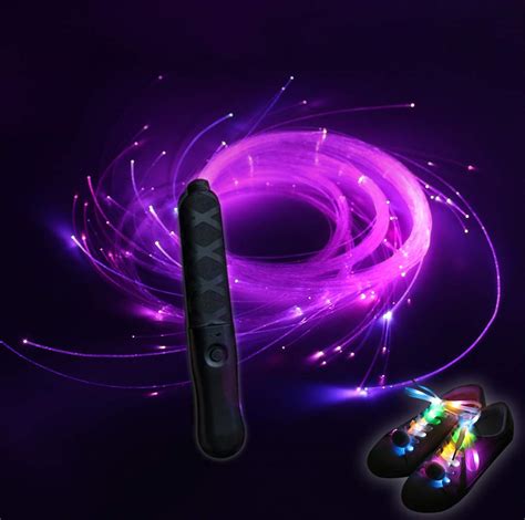 Buy Blueple Rechargeable Fibre Optic Whip Dance Multi Colour Led Whip