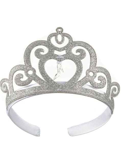 Cinderella Silver Glitter Tiara Girls Cinderella Costume Crown