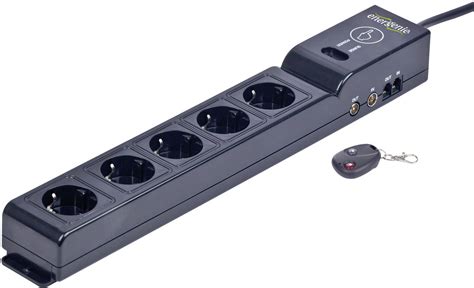 Gembird EG SP5 TNCU6B RM Surge Protection Socket Strip 5x Black PG