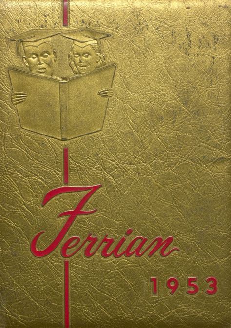 1953 Yearbook From Martins Ferry High School From Martins Ferry Ohio For Sale