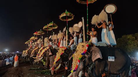 Kollam Pooram Held With Full Fledged Festivities The Hindu