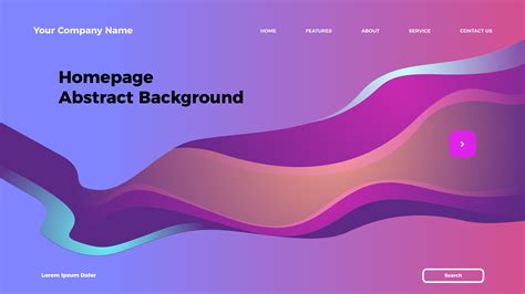 homepage abstract background. Gradient landing page template 634341 ...