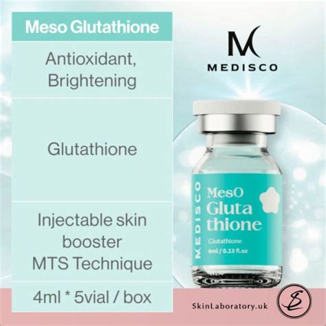 Medisco Meso Glutathione Master Antioxidant For Mesotherapy