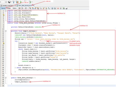 Source Code Aplikasi Cara Menampilkan Data Dari Database Ke Datagrid