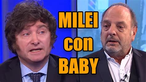 MILEI EN VIVO Con BABY ETCHECOPAR YouTube