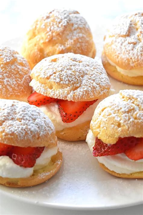 Easy Cream Puffs Recipe Full Kitchen Recipes Cream Puffs Recipe Easy