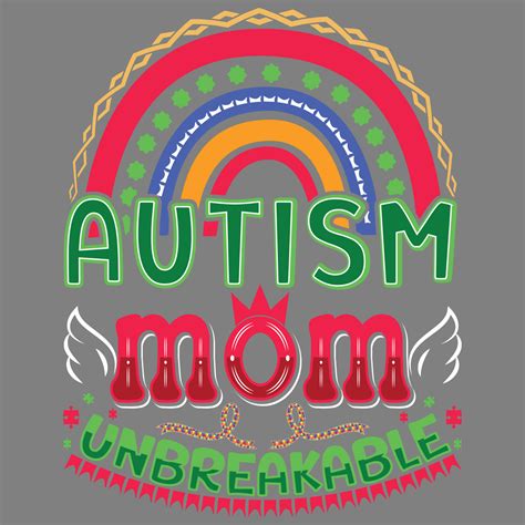 Autism Mom Tshirt Design Dxf Svg Graphic Inspire Uplift