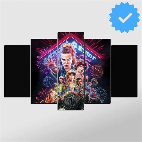 Quadros Decorativos Mosaico Stranger Things Shopee Brasil