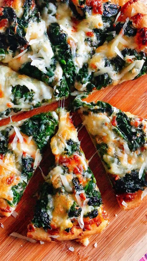 Creamy Spinach Pizza With Ricotta My Food Memoirs