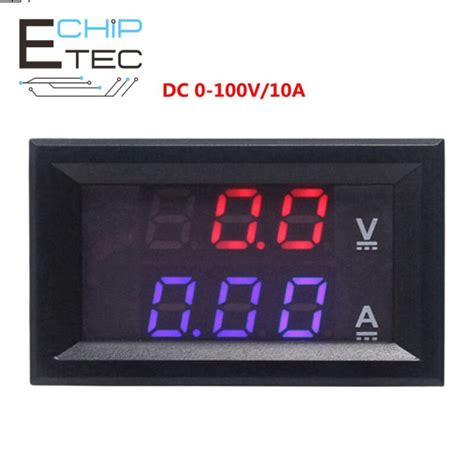 Digital Voltmeter Ammeter Dc V A A A Dual Display Voltage