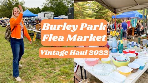 Vintage Shopping At Burley Park Flea Market In Howard City Michigan