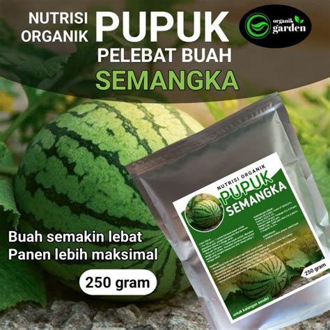 Jual Pupuk Pelebat Buah SEMANGKA Booster Nutrisi Organik 250 Gram