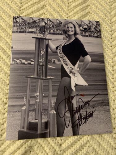 Linda Vaughn Miss Hurst Signed Indy Indianapolis X Photo Nhra