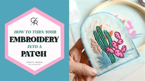 How To Turn Your Embroidery Into A Patch Diy Tutorial Diy Patches