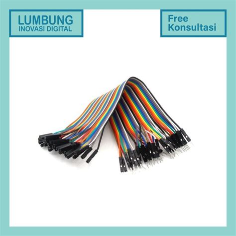 Jual Kabel Jumper Dupont Male To Female Cm Breadboard Cable Arduino