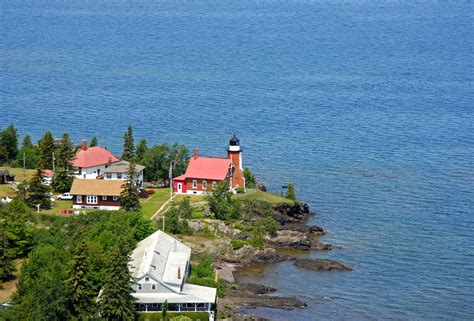 Eagle Harbor Lighthouse In Eagle Harbor Mi United States Lighthouse