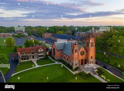 Grosse Pointe Farms Michigan St Paul Catholic Church Stock Photo