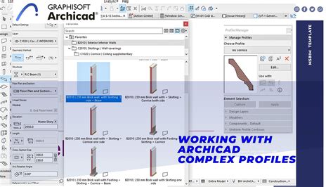 Working With Archicad Complex Profiles Model Anything Youtube