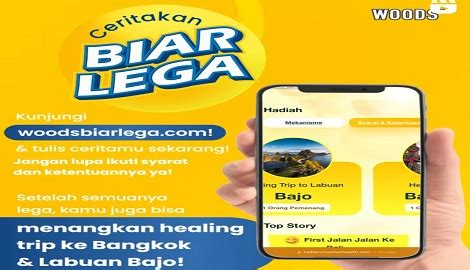 Undian Permen Woods Berhadiah Healing Trip Ke Bangkok Labuan