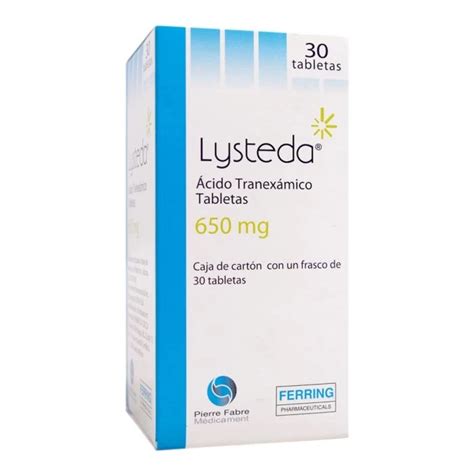 LYSTEDA TRANEXAMIC ACID 650MG 30TABS WOMENS HEALTH Https