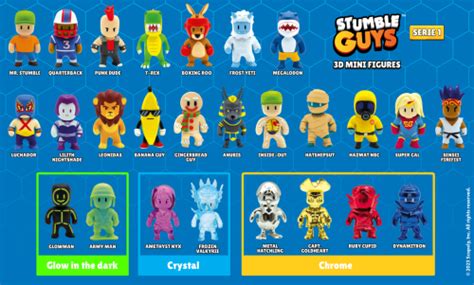 Stumble Guys 3D Mini Figures Diramix