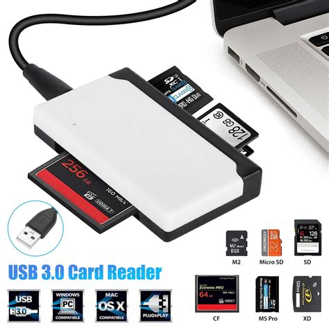 Tsv 6 In 1 Usb C Sd Card Reader Portable Usb 3 0 Memory Card Reader Fit For Tf Card Micro Sd Sd