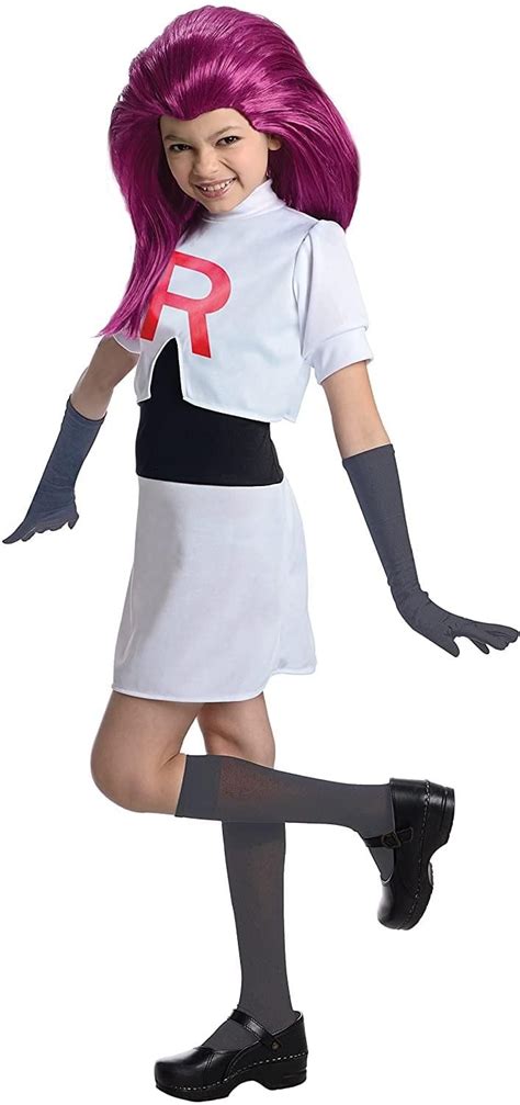 Pokemon Jessie Team Rocket Dress Costume Child In 2021 Jessie Team