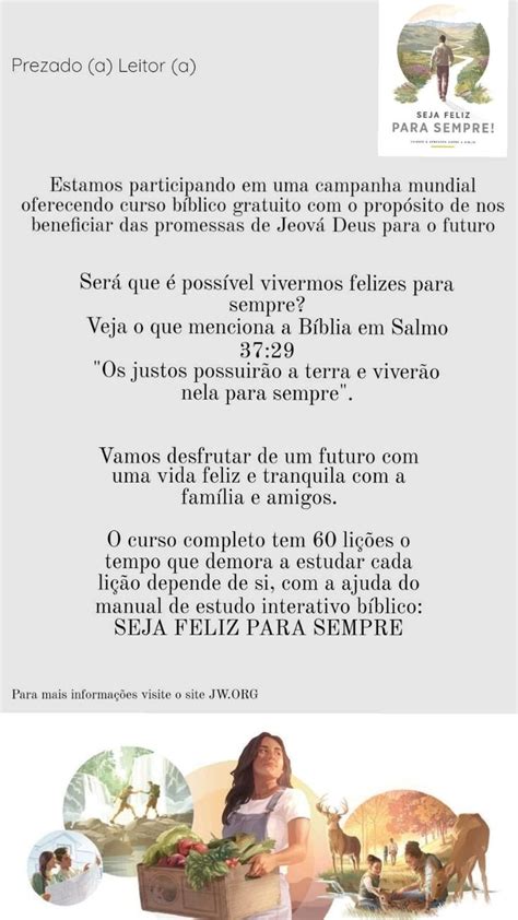 Modelo De Carta JW Seja Feliz Para Sempre In 2024 Jw Org Letter