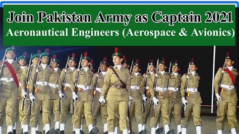 Pakistan Army Apply Online Aerospace Engineering Captain How To