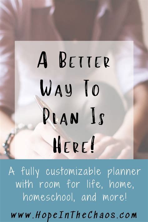 The Ultimate Home And School Planner Hope In The Chaos Homeschool