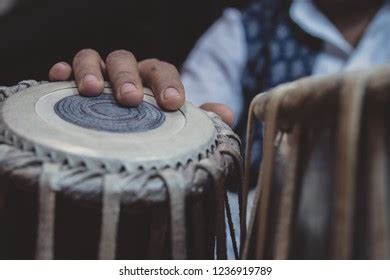 Indian Classical Drums Tabla Being Played Stock Photo 1236919789 ...