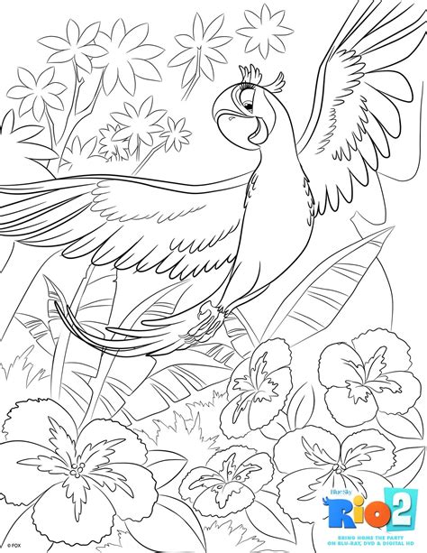 Rio Coloring Pages At Free Printable Colorings Pages